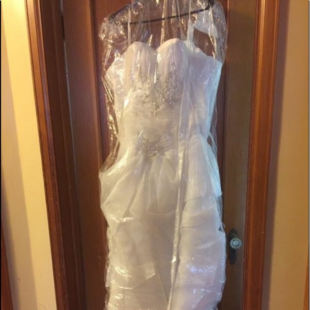 organza Wedding dress size 8 - Picture 2 of 5